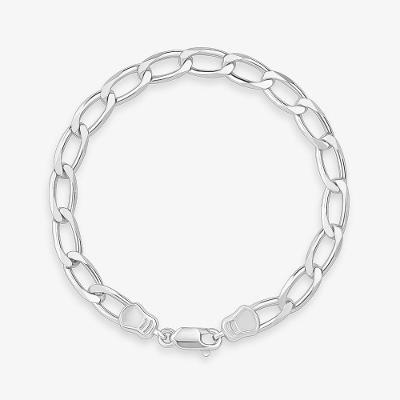 Pulseira Malha Elos em Prata 925 - 19 cm