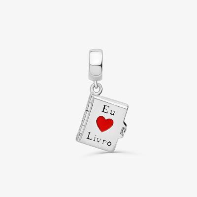 Charm Livro Era Uma Vez em Prata 925