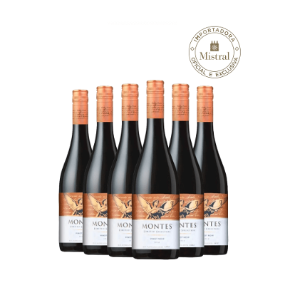 Kit 6 Vinhos Montes Selección Limitada Pinot Noir 2020
