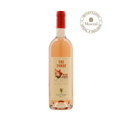 Vinho Tre Torri Carignano del Sulcis Rosato 2021 (Santadi) 750ml