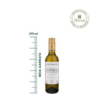 Vinho Los Vascos Chardonnay 2023 - Meia gfa. (Los Vascos - Barons de Rothschild - Lafite) 375ml