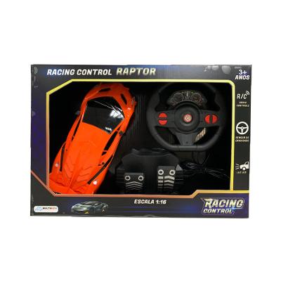 Carrinho 1:16 Racing Control Raptor Laranja Multikids - BR1337