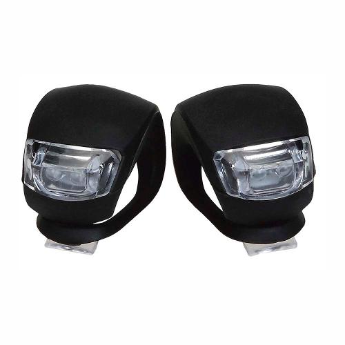 Kit Farol Silicone Atrio Dianteiro+traseiro Preto - Bi049