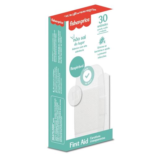 Curativo Transparente Caixa c/ 30uni Fisher Price - HC566