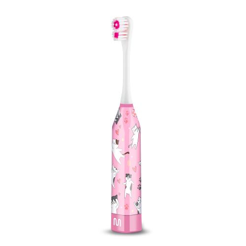 Escova Dental Elétrica Infantil Kids Health Pro Gatinho Multi Saúde - HC155