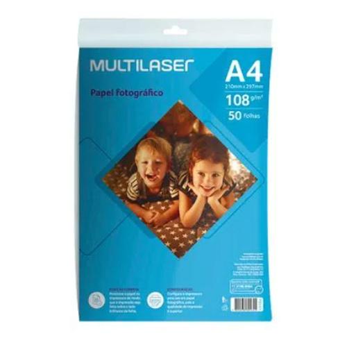 Papel Fotográfico Matte A4 108g 50 folhas PE043
