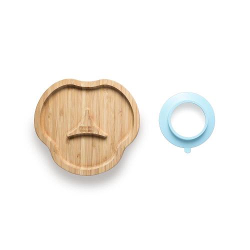 Prato com Divisórias e Ventosa Bam N Boo +6m Azul Fisher Price - BB1176