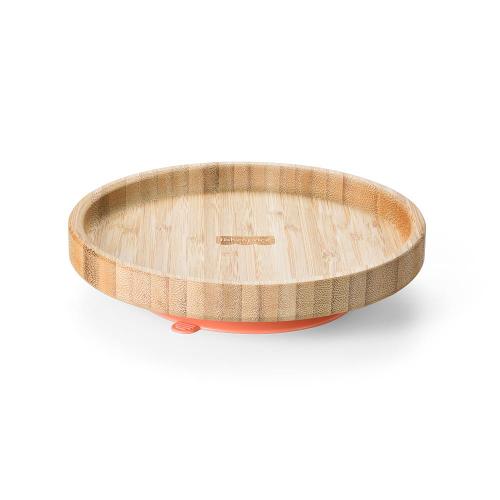 Prato de Bambu Com Ventosa Em Silicone - BB1169