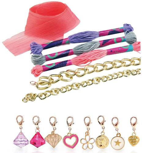 Pulseiras My Style de Seda com Acessórios para Personalizar Indicado para +6 Anos Multikids - BR099
