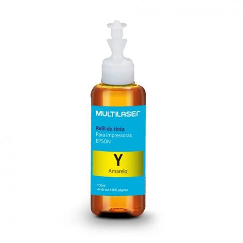 Refil de Tinta para Impressoras Epson 100 Ml Amarelo