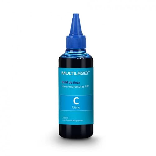 Refil de Tinta para Impressoras 100 Ml Ciano