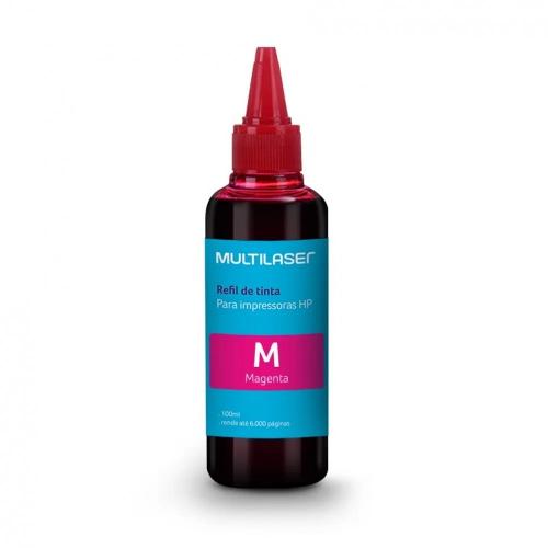 Refil de Tinta para Impressoras 100 Ml Magenta