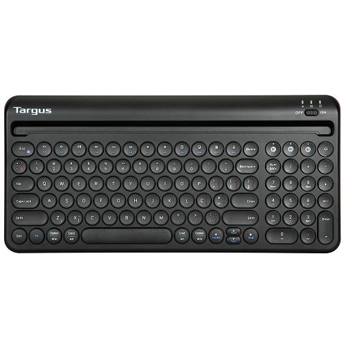Teclado Sem Fio Apoio Antimicrobiano Dual Mode Bluetooth 5.1 + USB 2.4ghz até 3 Dispositivos Targus - AKB867