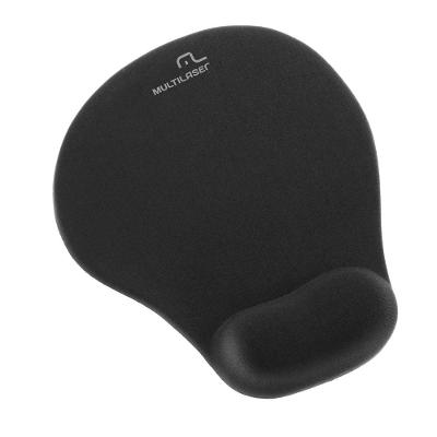 Mouse Pad Multilaser Com Apoio Gel Pequeno Preto AC021