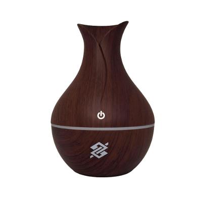 Umidificador Ultrassônico com Led 130 ml - Madeira Escura