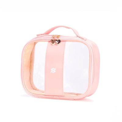 Necessaire PVC impermeável Pequena - Rosa