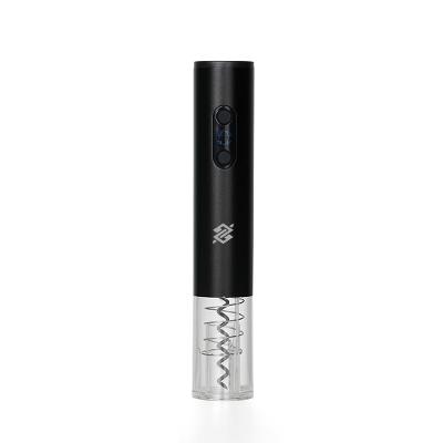 Saca Rolha Elétrico com Led e Cortador de Lacre - Preto