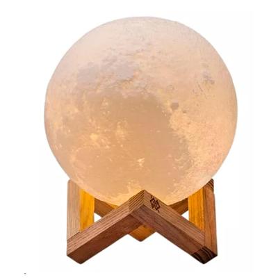 Luminária Umidificador Lua Cheia 3D