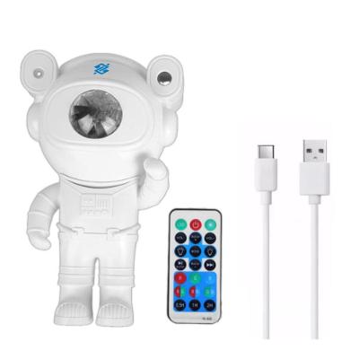 Astronauta Luminária Projetor com Som Bluetooth