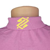 Camiseta Polo Pique Bordada Premium Masculina Lilás - 1