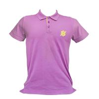 Camiseta Polo Pique Bordada Premium Masculina Lilás - 2