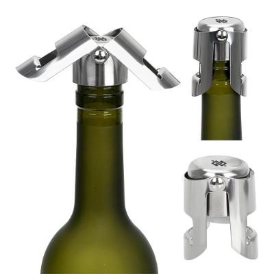 Tampa Pressão a Vácuo Rolha em Inox Para Garrafa Champagne Vinho
