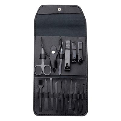 Kit Manicure 16 Peças - Preto