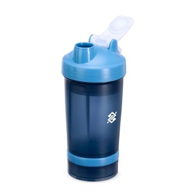 Coqueteleira Plástica 500ml - Azul
