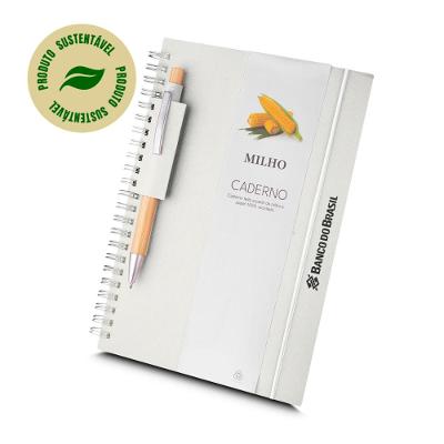 Caderno de Anotações em Milho