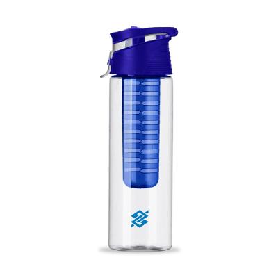 Squeeze Plástico 700ml com Infusor - Azul Escuro
