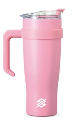 Caneca Térmica 1,2L Meia Alça - Rosa