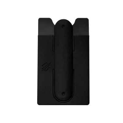 Porta Cartões para Celular Silicone - Preto