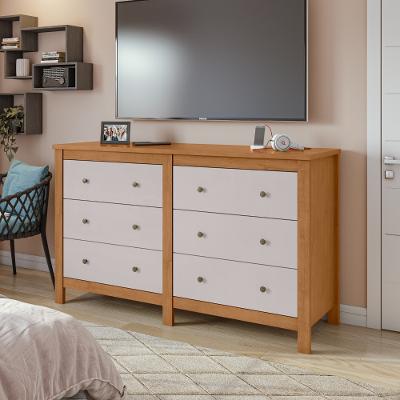 Cômoda Horizontal 6 Gavetas Maggiore New Lopas