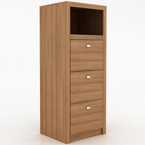 Armário Arquivo para Pasta Suspensa 3 Gavetas ME4118 Tecno Mobili