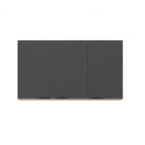 Armário Aéreo 3 Portas 120cm Firenze Demobile