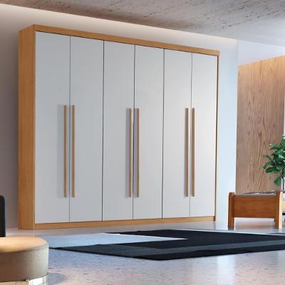 Guarda Roupa Casal 6 Portas 2 Gavetas Hawai Rufato