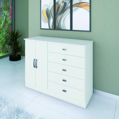 Cômoda 2 Portas 5 Gavetas Detroit Móveis Sul