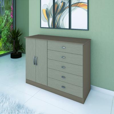 Cômoda 2 Portas 5 Gavetas Detroit Móveis Sul