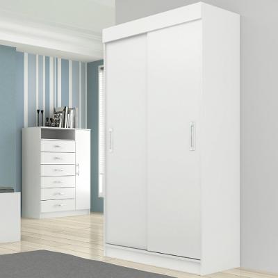Guarda Roupa Solteiro 2 Portas de Correr Berlim Evidência Móveis