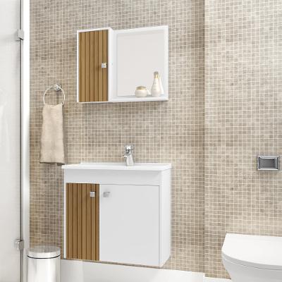 Conjunto Banheiro 3 Portas MDF Munique Bechara