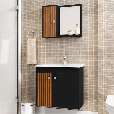 Conjunto Banheiro 3 Portas MDF Munique Bechara