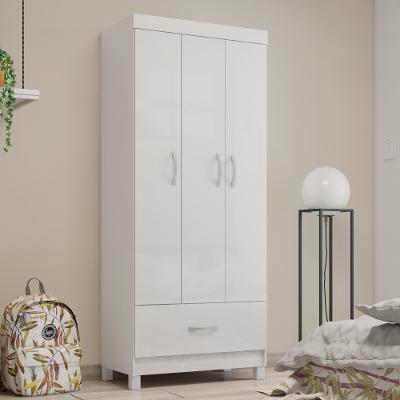 Guarda-Roupa Solteiro Prince  3 Portas 1 Gaveta Demóbile
