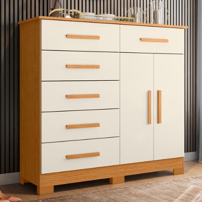 Cômoda 2 Portas 6 Gavetas Xangai Albatroz