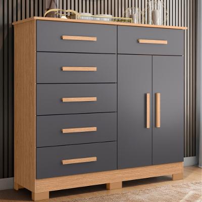 Cômoda 2 Portas 6 Gavetas Xangai Albatroz