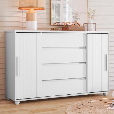 Cômoda 2 Portas 4 Gavetas Flex Evidenza Albatroz