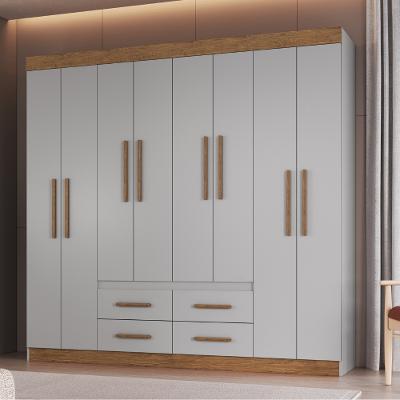 Guarda Roupa Casal 8 Portas 4 Gavetas Las Vegas Doripel