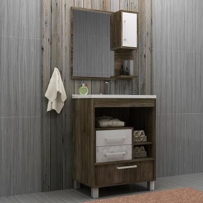 Conjunto para Banheiro 2 Portas 2 Gavetas Rivera Móveis Sander