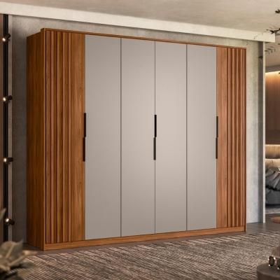 Guarda Roupa Casal 6 Portas 6 Gavetas Ripado Atrice Demartêz