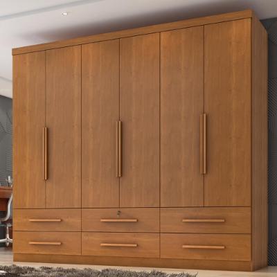 Guarda Roupa Casal 6 Portas 6 Gavetas Maximus Plus II Zanzini