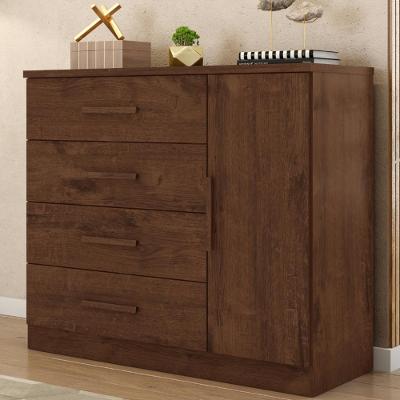 Cômoda 4 Gavetas 1 Porta Gênova Plus Zanzini